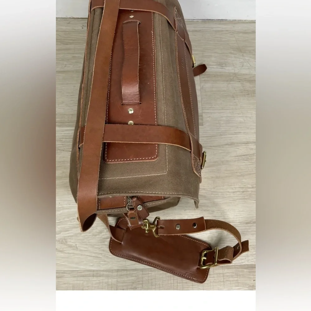 White Wing Business/ Travel Duffel waxed Bag.
